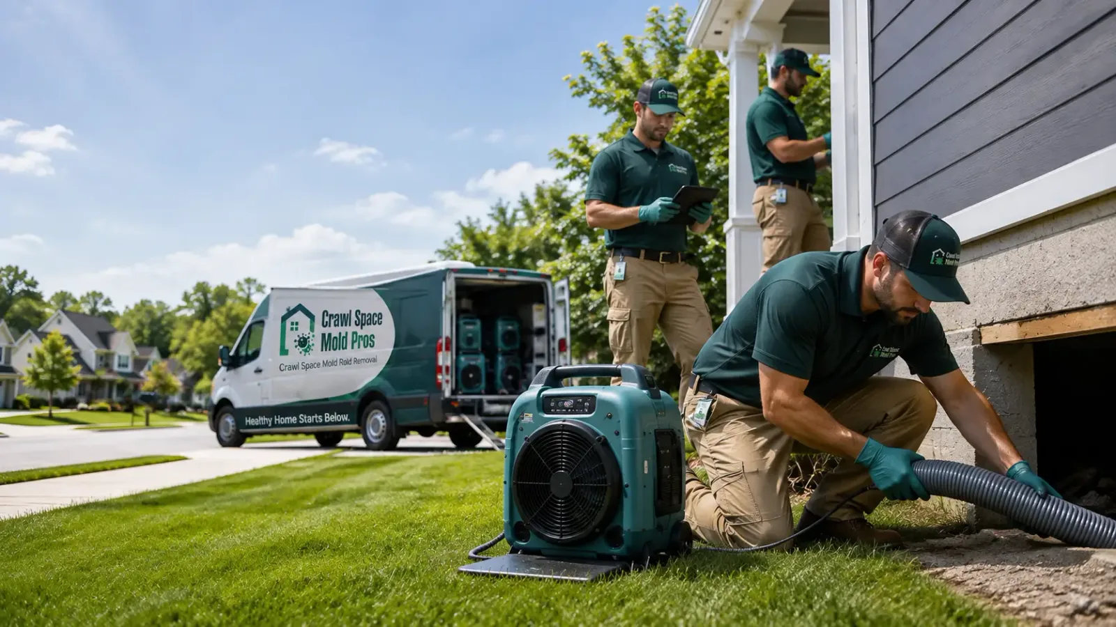 Crawl Space Mold Removal in Sherwood, MI